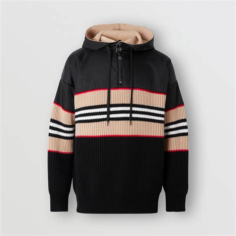 burberry knit merino wool mens fine red stripe|Burberry Limited.